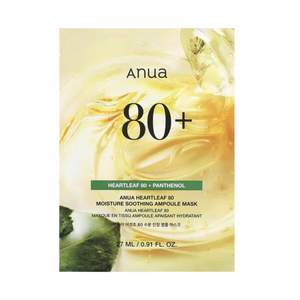 Anua Heartleaf 80 Moisture Soothing Ampoule Mask