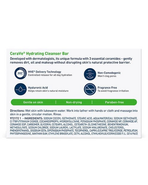 CeraVe Hydrating Cleanser Bar Soap