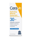 CeraVe Hydrating Mineral Sunscreen Face SPF 30