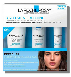 La Roche-Posay Effaclar 3 Step Acne Routine Set