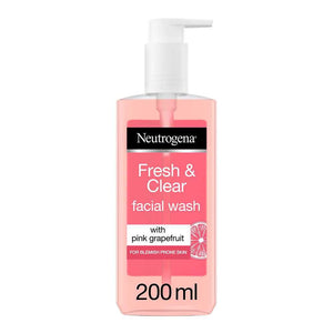 Neutrogena Fresh & Clear Pink Grapefruit Facial Wash 200ml
