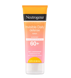 Neutrogena Invisible Daily Defense Sunscreen Lotion SPF 60+