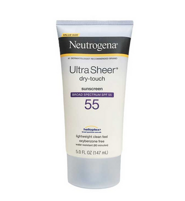 Neutrogena Ultra Sheer Dry-Touch Sunscreen Spf (55) 88Ml, 147Ml
