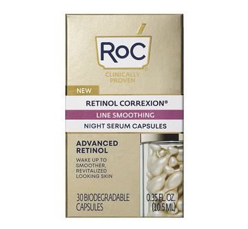 ROC RETINOL CORREXION Line Smoothing Night Serum Capsules 30ct
