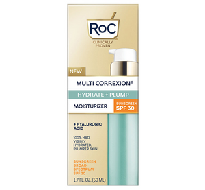 ROC MULTI CORREXION HYDRATE + PLUMP MOISTURISER WITH SPF 30