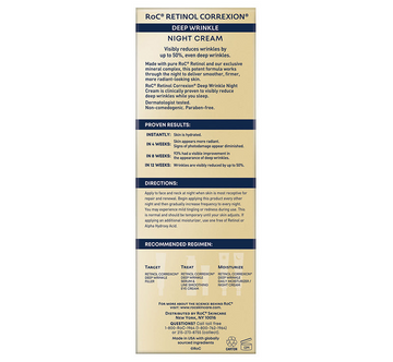 RoC Retinol Correxion Deep Wrinkle Night Cream - 30ml
